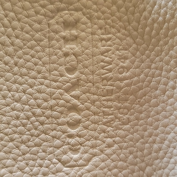 COACH Small/Mini Leatherware Bag Ivory Pebble Leather NWOT - Picture 6 of 13